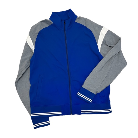 Lululemon Full Zip Track Athletic Jacket Blue XL - Picture 4 of 7